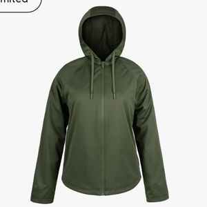 VESSI Overcast Raincoat Rain Jacket, Women’s XS (Green)